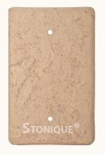 Stonique® Blank Switch Plate Cover in Espresso